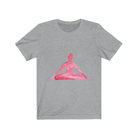 Yoga Meditation Pose Print T-Shirt - Style Ratio