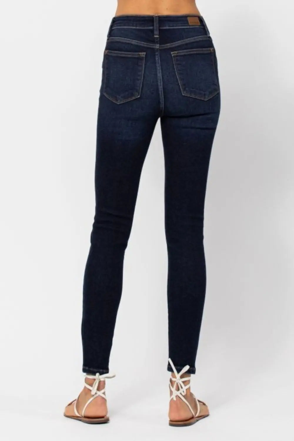 Judy Blue High Waist Handsand Skinny Jeans Trendsi