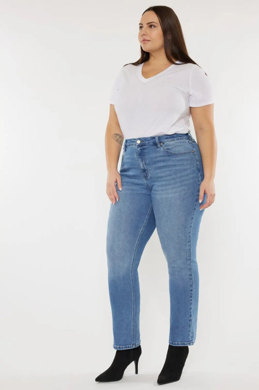 Kancan High Waist Jeans Trendsi