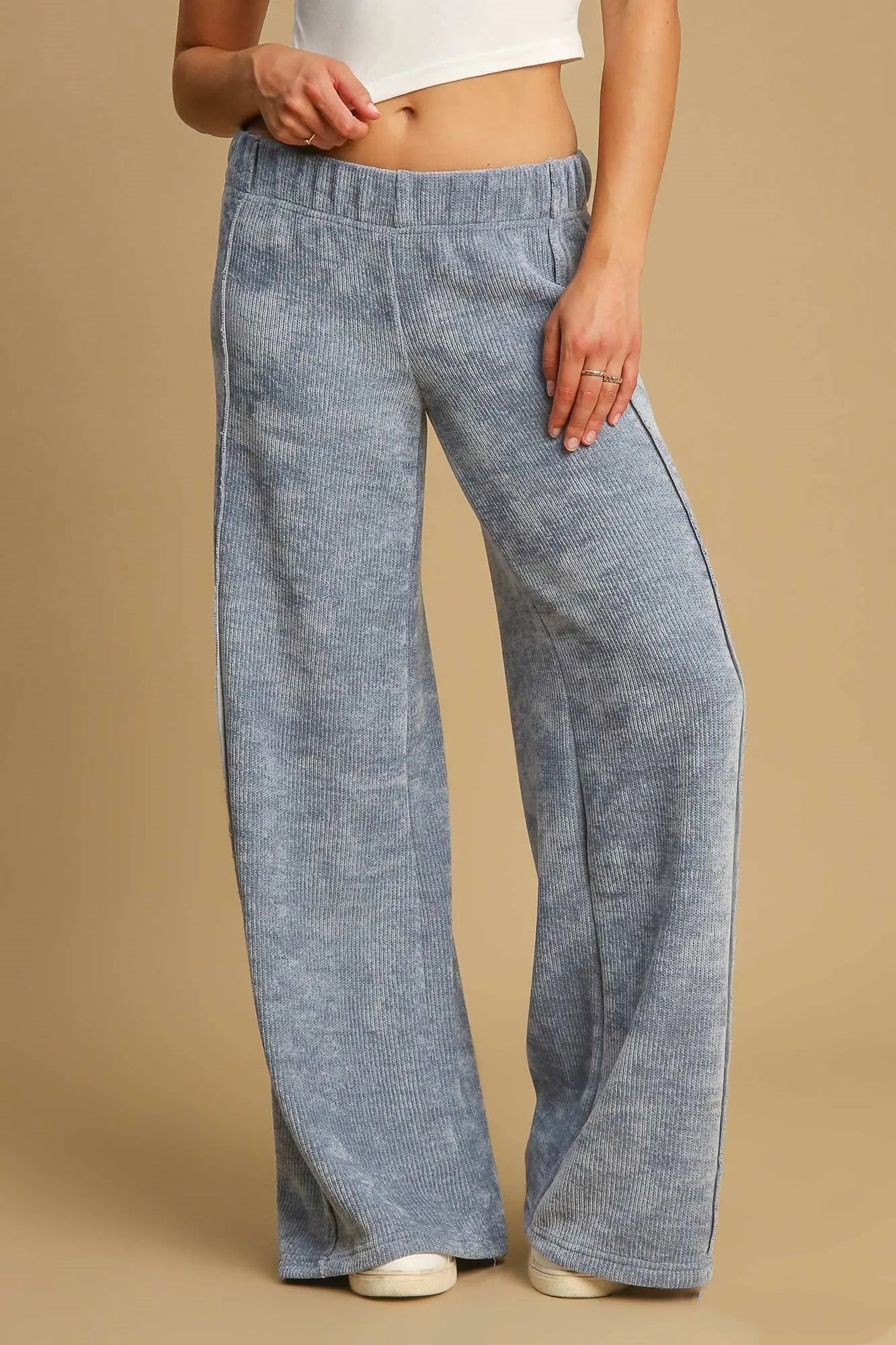 Umgee Wide Leg Pants Trendsi