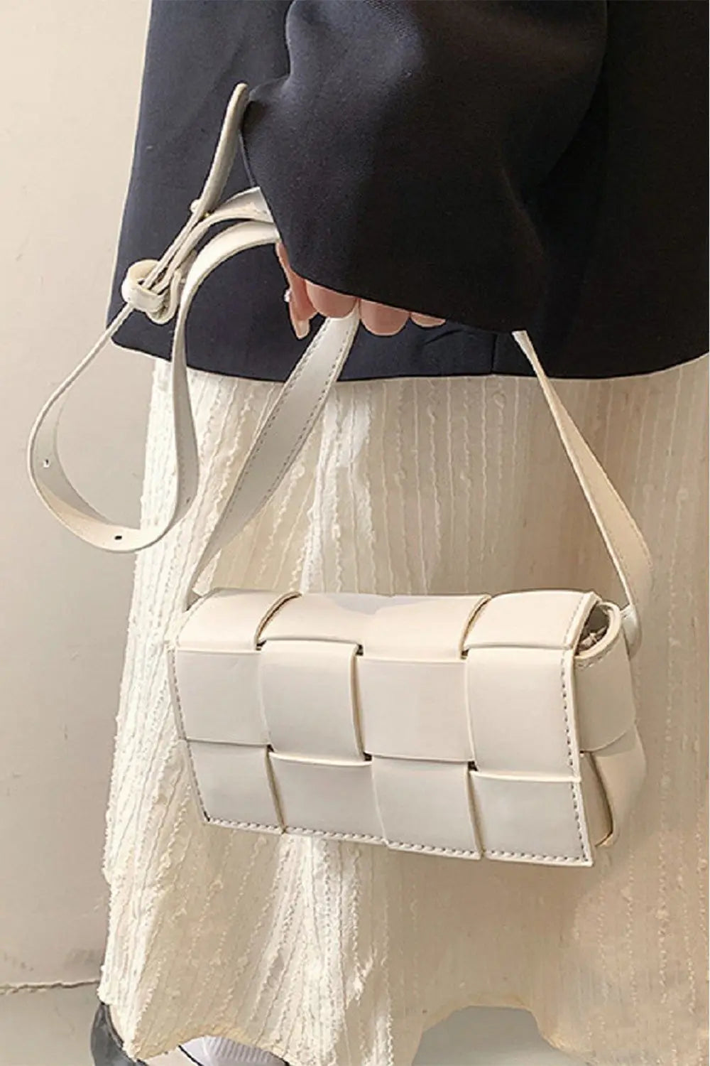 Zenana Woven Crossbody Bag Trendsi