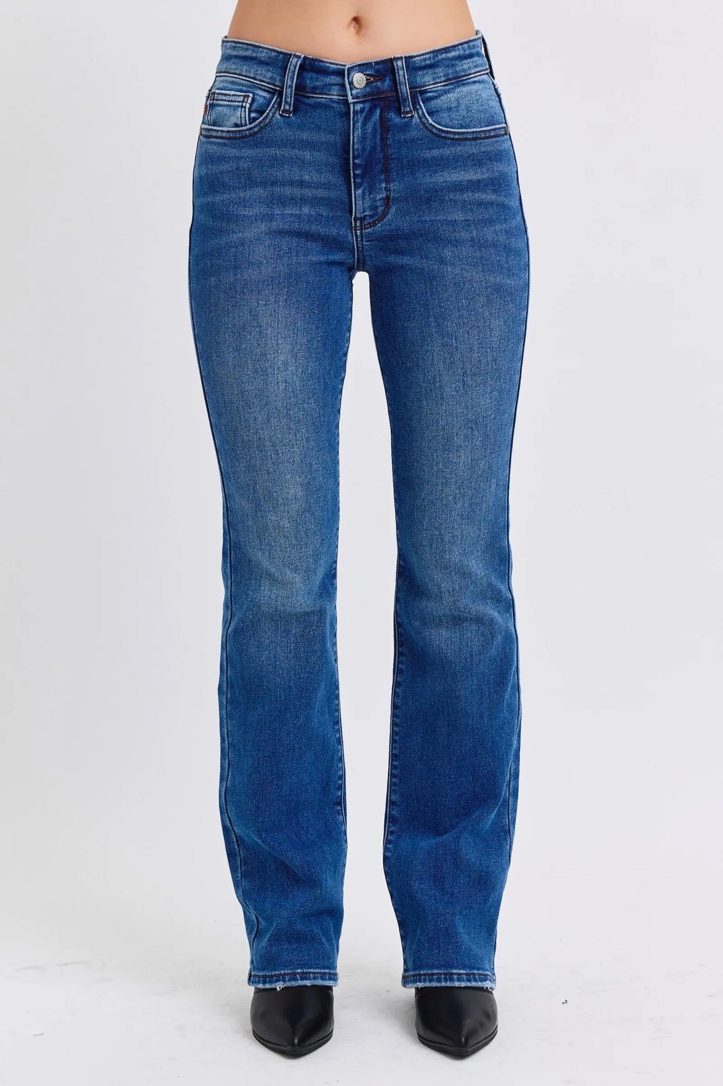 Judy Blue Bootcut Jeans with Thermal Lining Trendsi