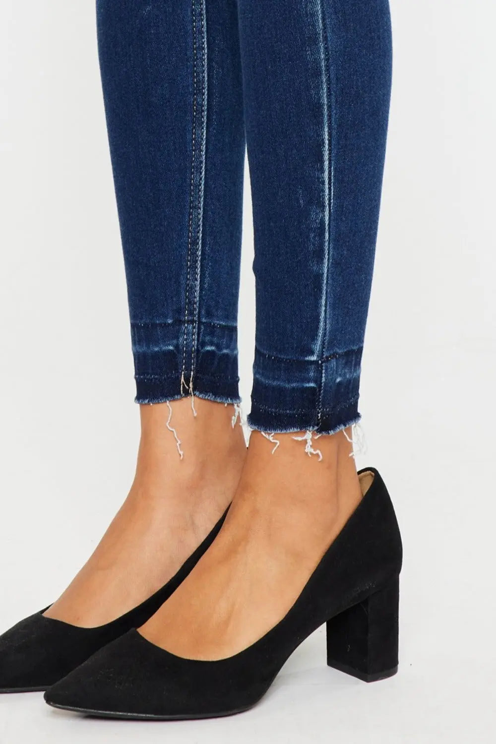 Kancan High Rise Ankle Skinny Jeans Trendsi