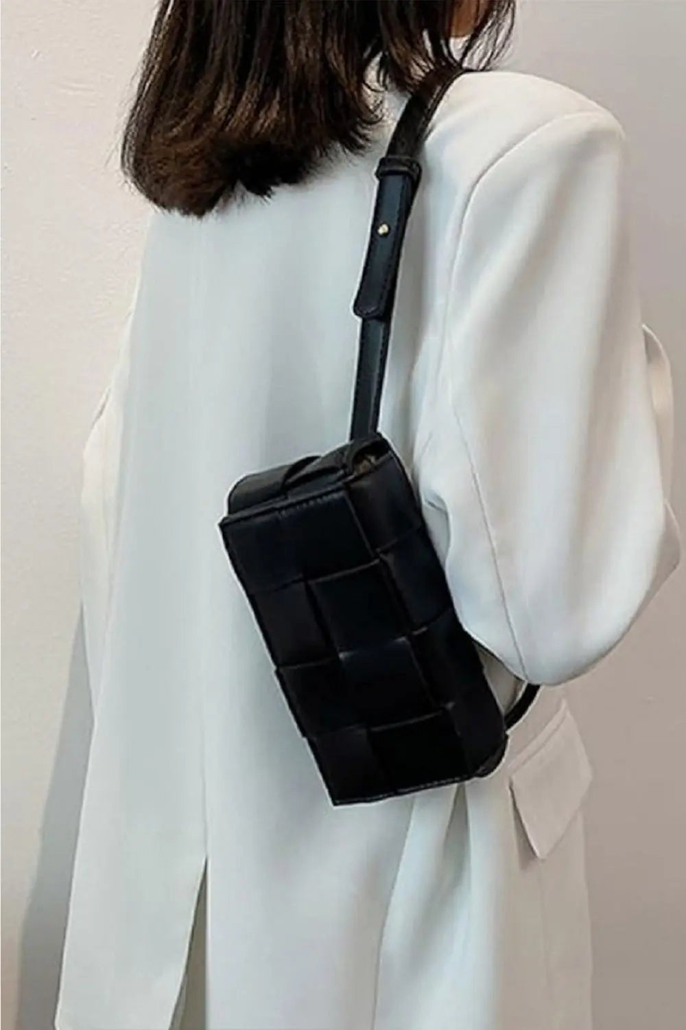 Zenana Woven Crossbody Bag Trendsi