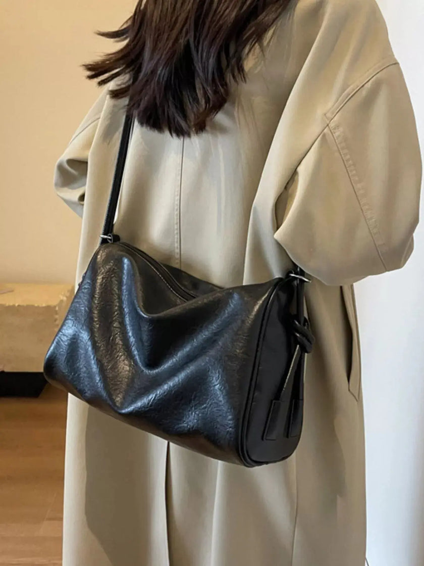 Vintage Style Leather Crossbody Bag  Style Ratio