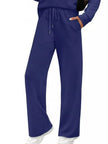 Full Size Long Sleeve Round Neck Top and Pants Set  Style Ratio