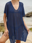 Side Tied V-Neck Cover-Up  Style Ratio