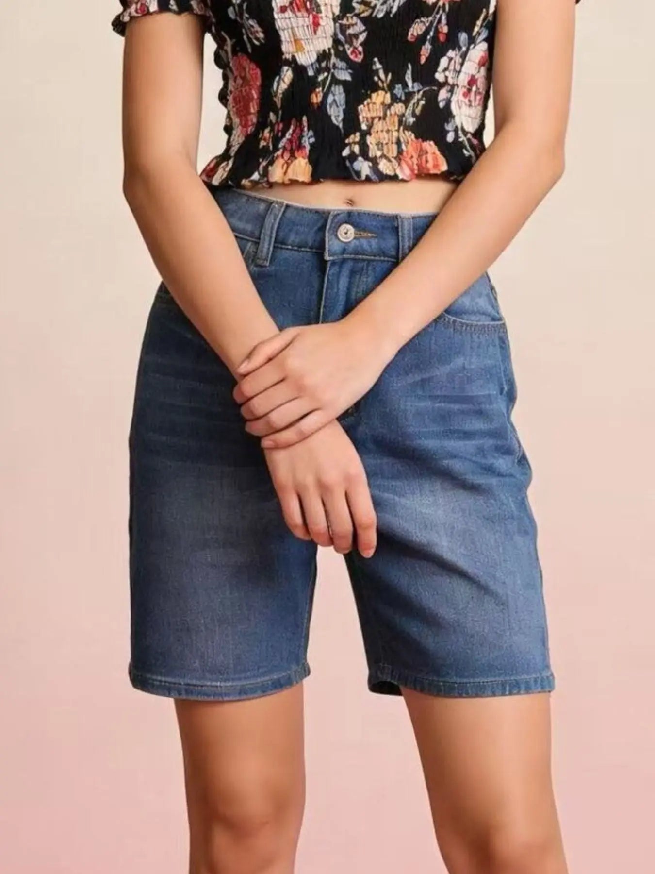 High Waist Denim Shorts  Style Ratio