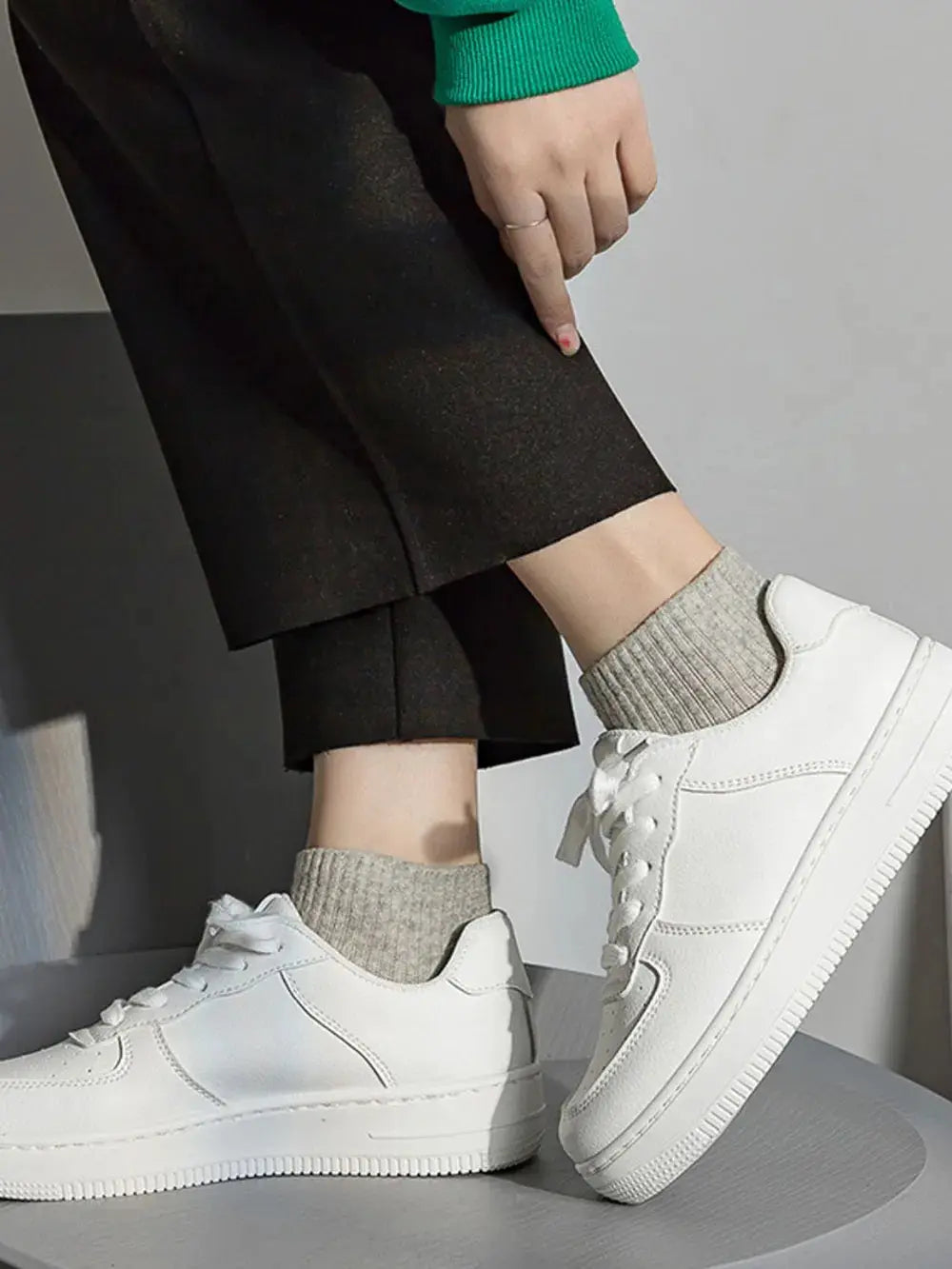 Lace Up Round Toe Platform Shoes  Style Ratio