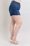 Judy Blue High Waist Criss-Cross Waistband Denim Shorts  Style Ratio
