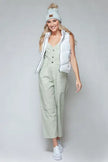 Snobbish Zip Up Quilted Hooded Vest  Style Ratio