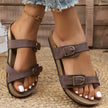 Buckled Strap Sandals  Style Ratio