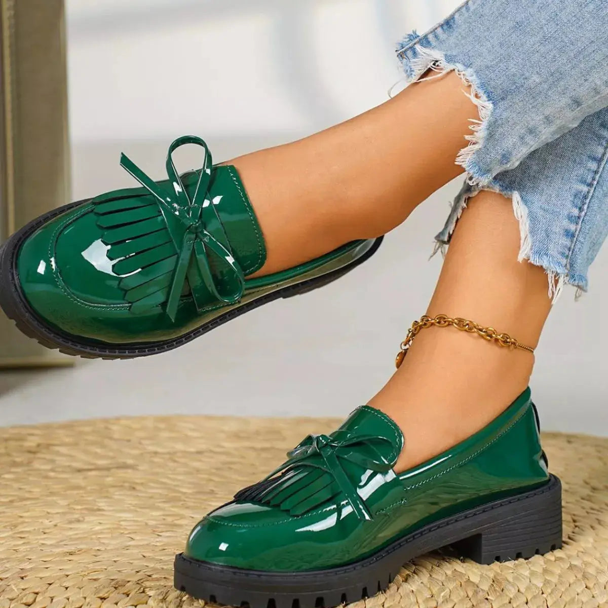 Round Toe Slip-Ons  Style Ratio