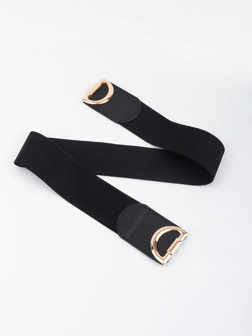 D Buckle Elastic Belt  Style Ratio