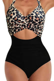 Tied Crisscross Cutout One-Piece Swimwear  Style Ratio