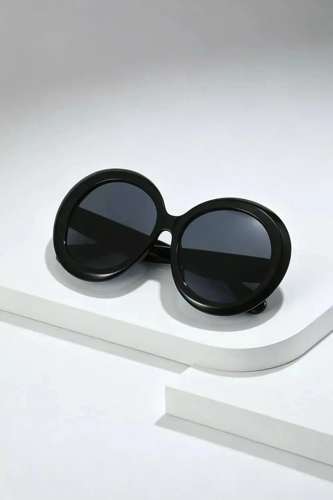 Oversized Round Frame Fashion Sunglasses  Style Ratio