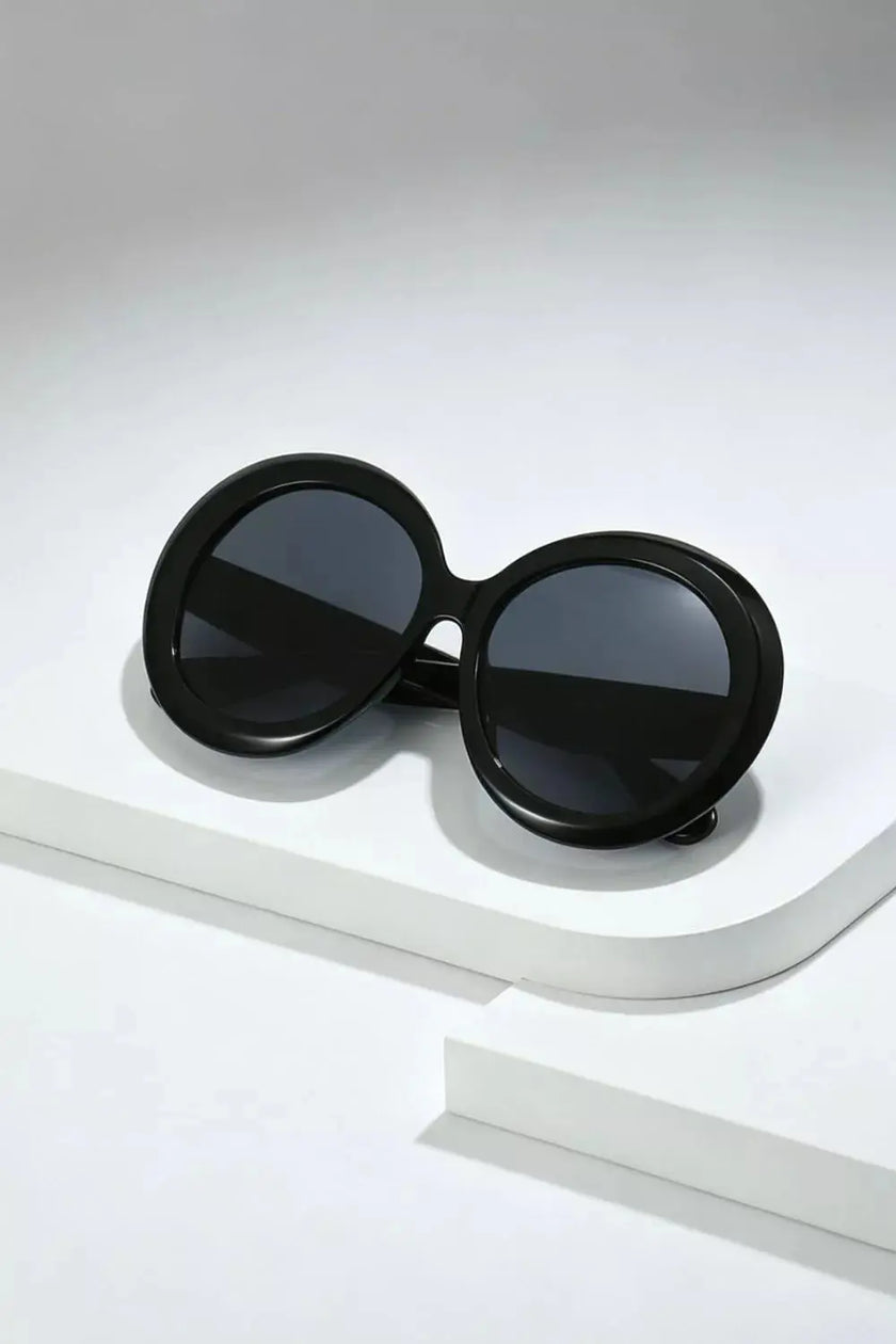 Oversized Round Frame Fashion Sunglasses  Style Ratio