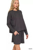 Zenana Corded Rib Long Sleeve Tee and Shorts Loungewear  Style Ratio