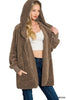 Zenana Hooded Faux Fur Jacket with Pockets  Style Ratio