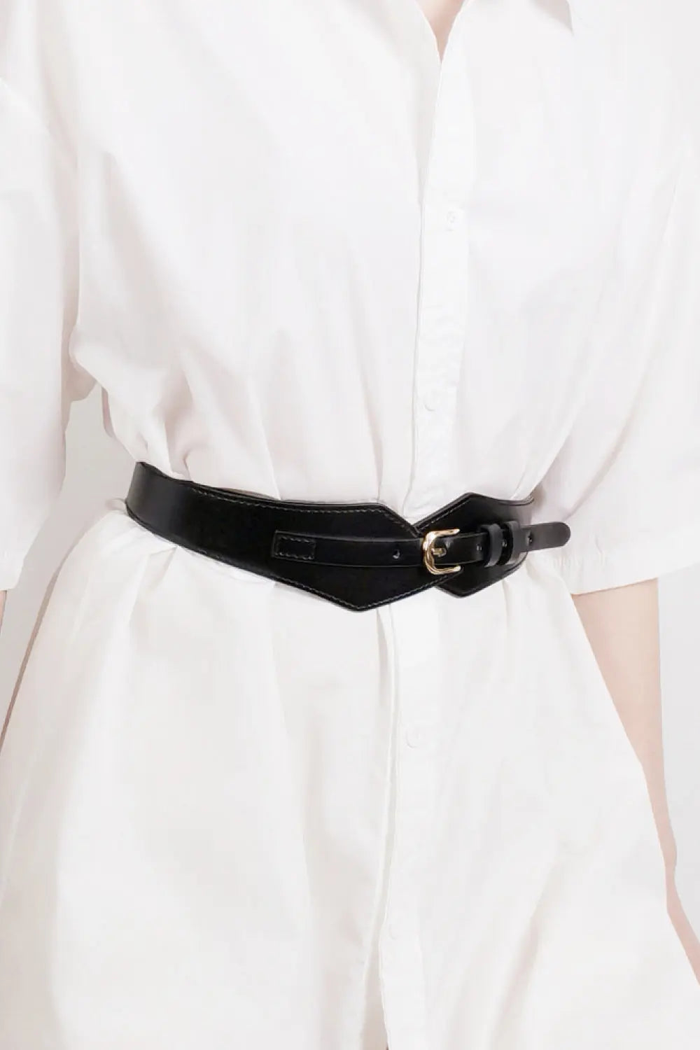Fashion Geometric Elastic Belt  Style Ratio