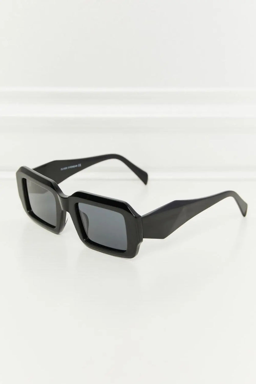 Rectangle TAC Polarization Lens Full Rim Sunglasses  Style Ratio