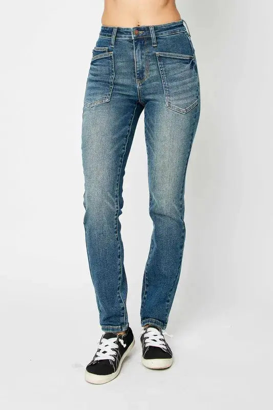 Judy Blue Full Size High Waist Skinny Jeans  Style Ratio