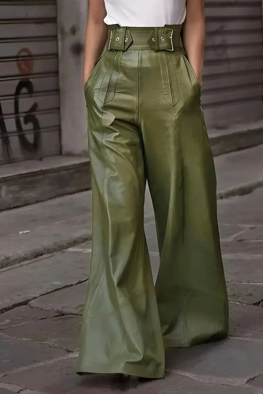 High Waist Wide Flare Pants  Style Ratio