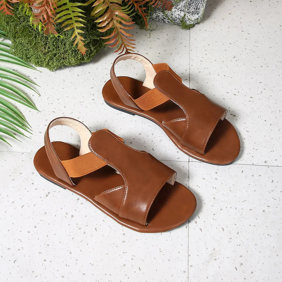 Open Toe Flats Sandals  Style Ratio