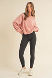 Yelete Fleece Lined High Waisted Leggings  Style Ratio