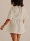 Relaxed Fit Half Sleeve Cover-Up  Style Ratio