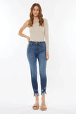 Kancan Raw Hem High Waist Cropped Jeans  Style Ratio
