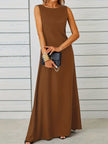 Sleeveless Flowy Maxi Dress  Style Ratio