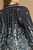 Umgee Full Size Floral Vine Print Blouse with Balloon Sleeves  Style Ratio