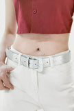 Glitter PU Leather Belt  Style Ratio