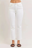 Judy Blue Contrast Stitching Cropped Flare Jeans  Style Ratio
