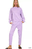 Zenana Scuba Mock Neck Sweatshirt and Joggers Set  Style Ratio
