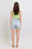Judy Blue 2 Button Denim Shorts with Pockets  Style Ratio