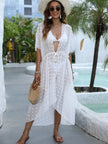 Swiss Dot Sheer Beach Cover Up  Style Ratio