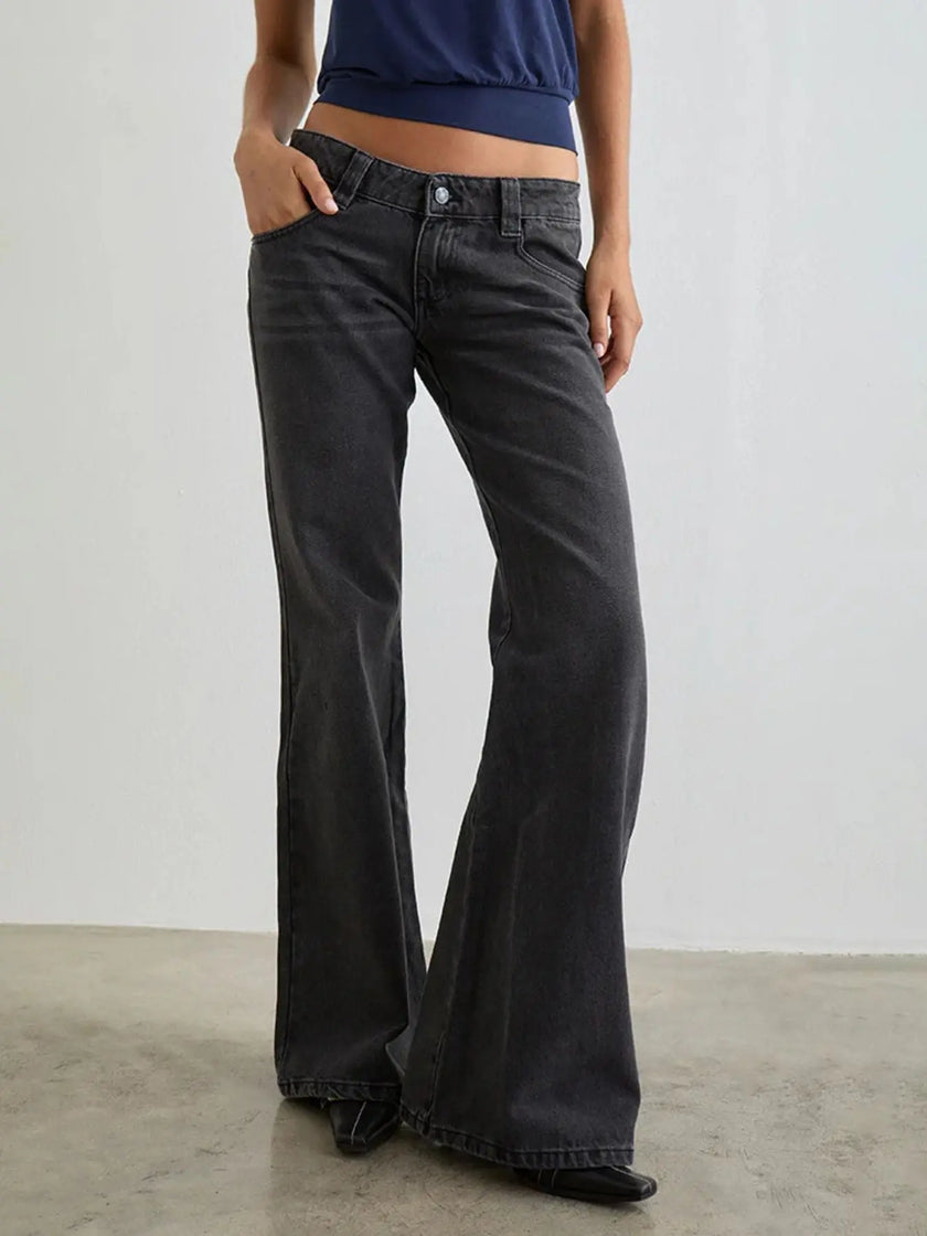 Low Rise Flare Leg Jeans  Style Ratio