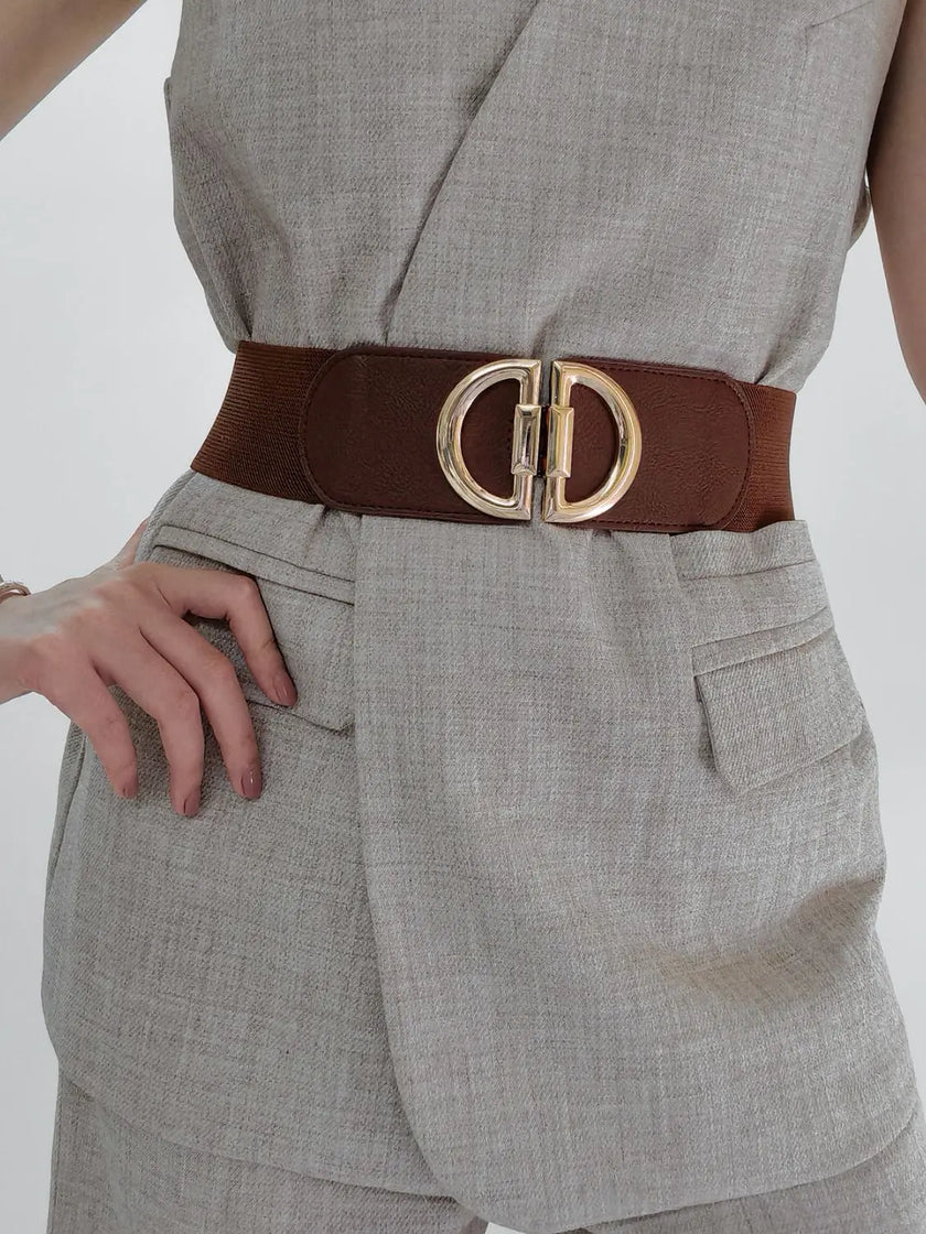 D Buckle Elastic Belt  Style Ratio