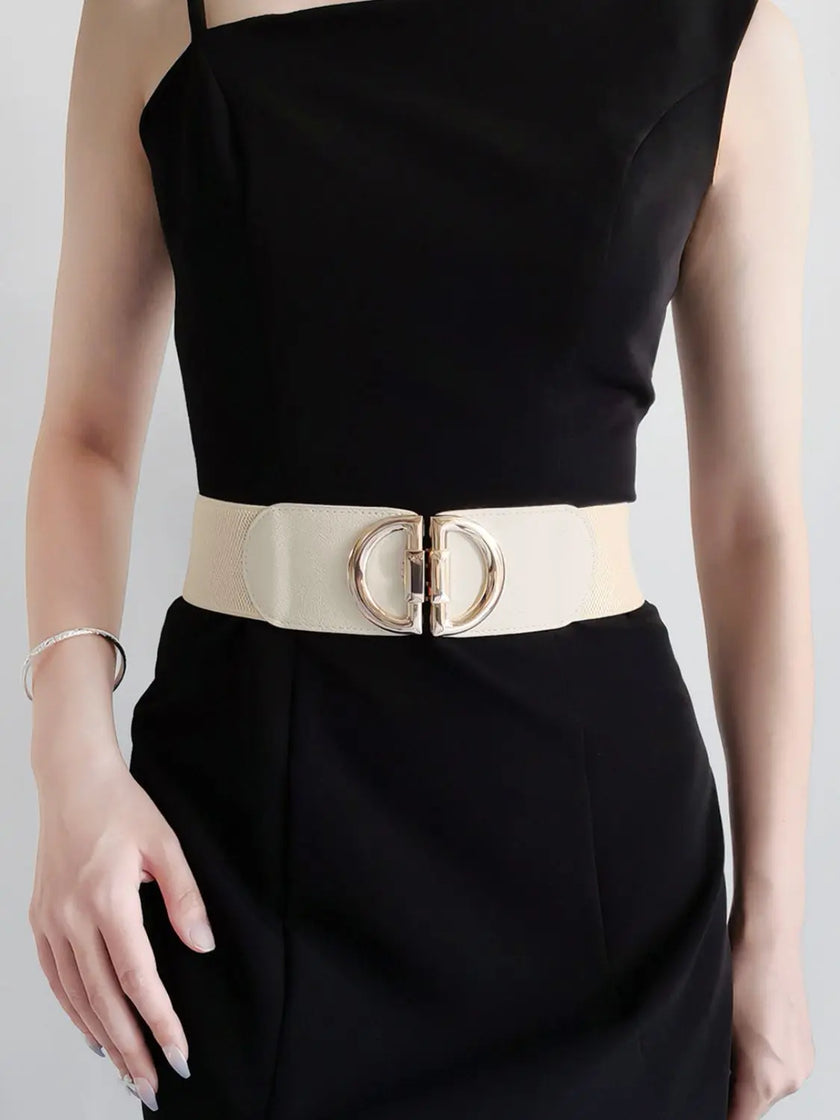 D Buckle Elastic Belt  Style Ratio