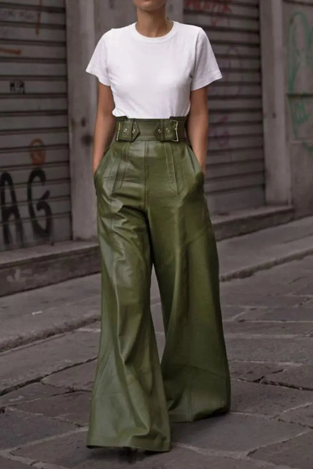 High Waist Wide Flare Pants  Style Ratio