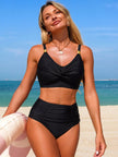 Twisted Front High-Waisted Bikini  Style Ratio