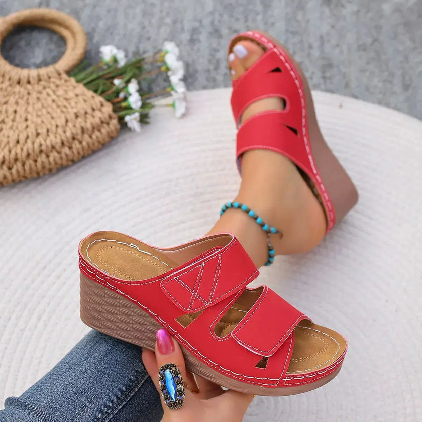 Open Toe Wedge Sandals  Style Ratio