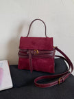 Suede Buckle Decor Crossbody Bag  Style Ratio
