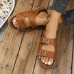 Double Buckle Platform Sandals  Style Ratio