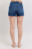 Judy Blue High Waist Criss-Cross Waistband Denim Shorts  Style Ratio