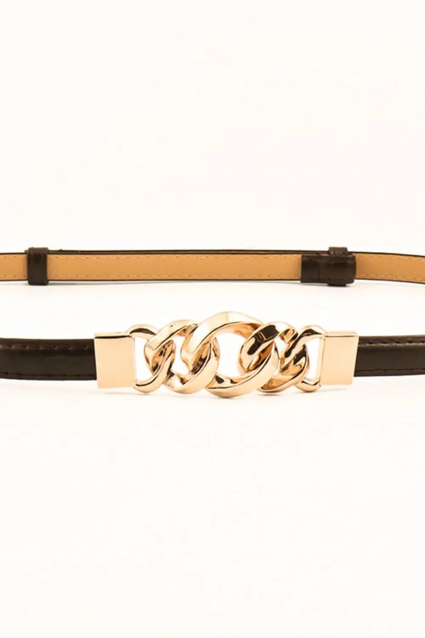 PU Skinny Belt  Style Ratio