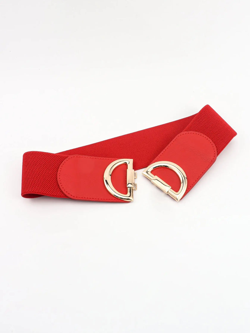 D Buckle Elastic Belt  Style Ratio