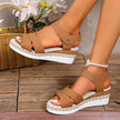 Open Toe Wedge Sandals  Style Ratio